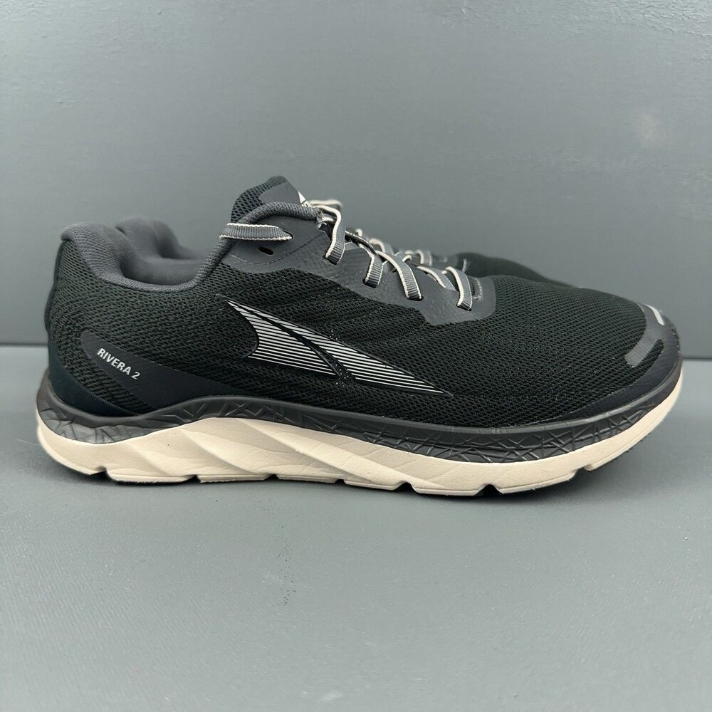 Altra Rivera 2 Running Shoes Women's 8.5 Black Zero Drop Sneakers AL0A5489060 - Picture 2 of 10
